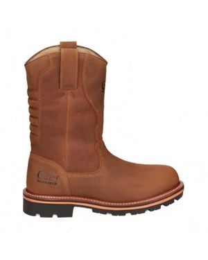 Chippewa Thunderstruck Waterproof Nano Composite Toe Work Boots - Brown