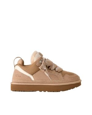 UGG Lowmel Suede Mesh Sneakers - Brown
