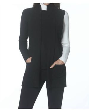 J'Envie/Eli Pockets Vest - Black