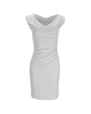Diane von Furstenberg Bevin Ruched Sheath Dress - Gray