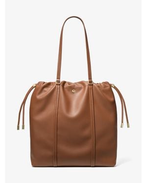 Michael Kors Outlet Matilda Large Cinch Tote Bag - Brown