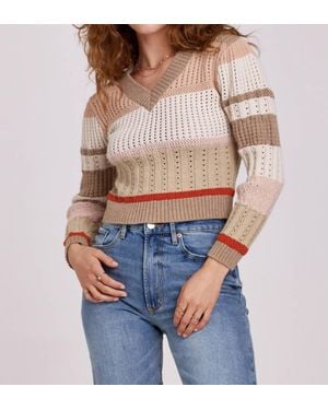 Another Love Waverly Textured Stripe Sweater - Multicolor