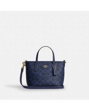 COACH City Mini Tote Bag - Blue