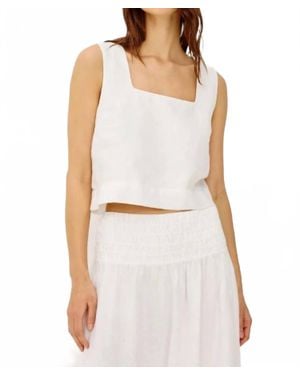 Rails Akira Sleeveless Top - White