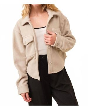 Heresy Fleece Pocket Jacket - Natural