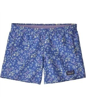 Patagonia Girl's Baggies Shorts - Blue