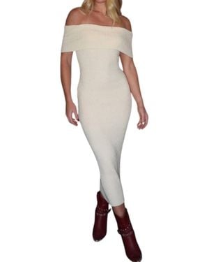 emory park Sweater Weather Midi Dress - Natural