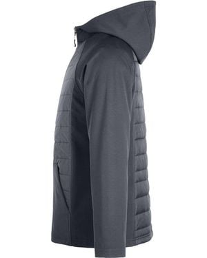 CORE365 Techno Lite Hybrid Hooded Jacket - Blue