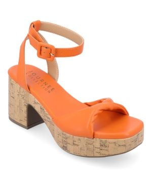 Journee Collection Collection Tru Comfort Foam Eianna Sandals - Orange