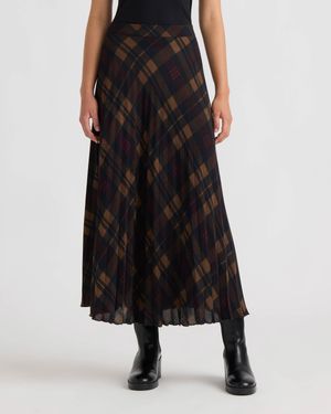 NVLT Pull-On Pleated Skirt - Black