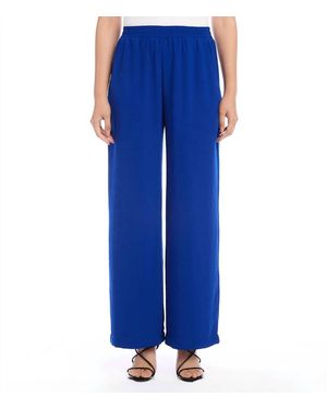 Karen Kane Rebecca Wide Leg Pants - Blue