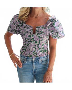 Olivaceous Pamela Top - Gray