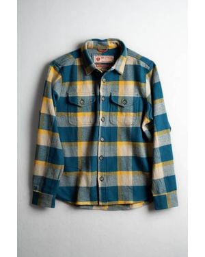 Iron & Resin Conejo Twill Shirt - Blue