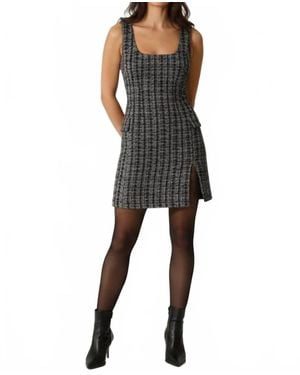 Greylin Tweed Sleeveless Boucle Dress - Black