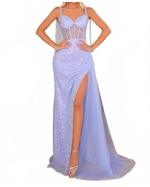 Clarisse Formal Dress - Blue