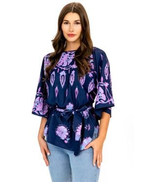 Eva Franco Sivan Top - Blue