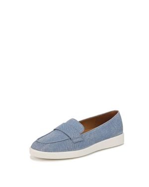 Naturalizer Karis Loafers Denim Moc Toe Slip On Shoes Htat1812 - Blue
