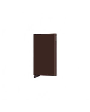 Secrid Rfid Protected Card Holder - Brown