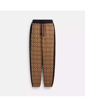 COACH Signature Sweatpants - Brown