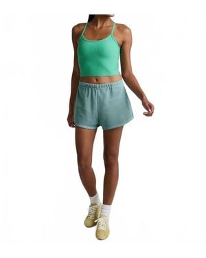 Beyond Yoga Spacedye Slim Racerback Cropped Tank Top - Blue