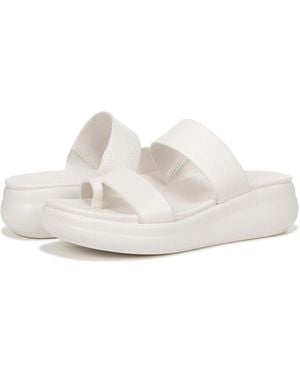 Naturalizer Drift 2 Sandals Uswhite Leather Toe Loop Slide Hawk2702