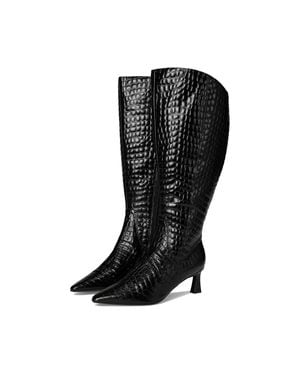 Naturalizer Deesha I8394L7012 Boots Snip Toe Knee High Hawk3084 - Black