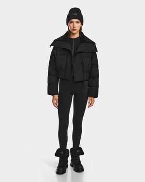 Rudsak Yvette Crop Corduroy Down Puffer - Black