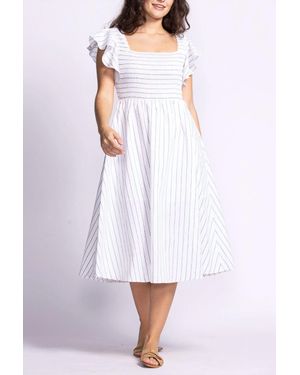 Pink Martini Camille Dress - White
