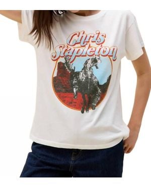 Daydreamer Chris Stapleton Horse And Canyons Tour Tee - White