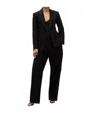 Calvin Klein Refined Stretch Cinch Blazer - Black