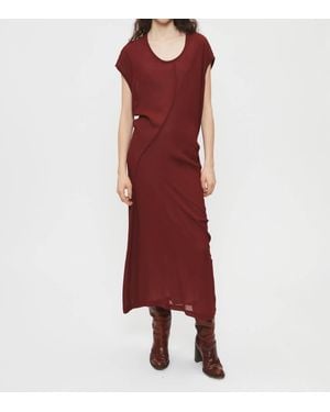 6397 S-Curve Dress - Red
