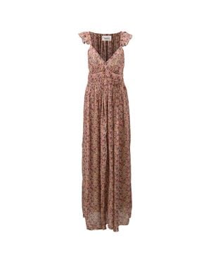 Ba&sh Madison Crisscross Back Maxi Dress - Brown