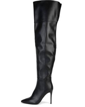Jeffrey Campbell Pillar Over The Knee Stiletto Boot - Black