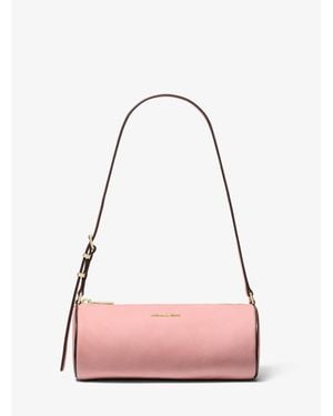 Michael Kors Izzy Small Nubuck Barrel Pochette - Pink