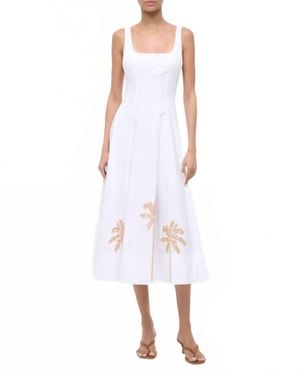 STAUD Wells Dress - White