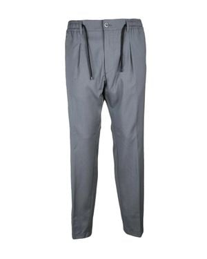 Cruna Tailored Virgin Wool Pants - Gray