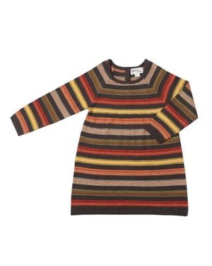VIGNETTE Kid's Joanna Dress - Brown