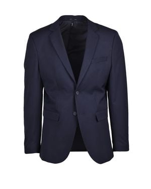 SELECTED Tailored Jacket With Two-Button Closure And Notch Lapels - Blue