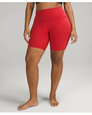 lululemon 8" Align High Rise Short - Red