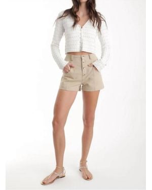 Karina Grimaldi Eira Denim Shorts - Natural
