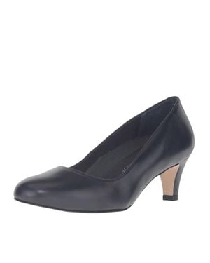 the walking cradle co. Joy Leather Pump - Blue