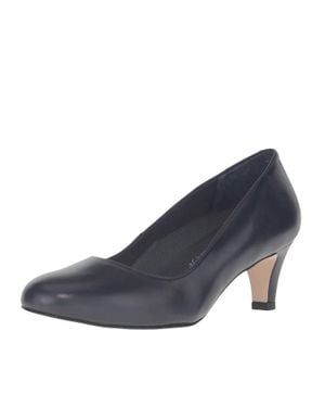 the walking cradle co. Joy Leather Pump - Blue