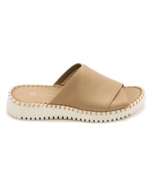 Eric Michael Gloria Slide Sandals - Natural