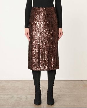 Vanessa Bruno Dirma Midi Skirt - Natural
