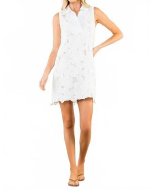 Thml Eyelet Embroidered Dress - White