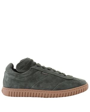 Bally Calf Suede Parrel Sneakers - Green