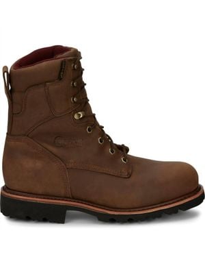 Chippewa Super Dna 8" Waterproof Steel Toe Insulated Boot - Brown