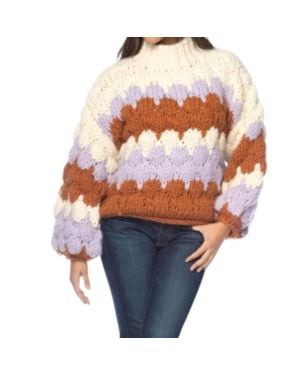 Tolani Graylin Long Sleeve Sweater - Orange
