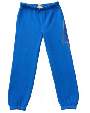 Vintage Havana Lightning Bolt Sweatpants - Blue