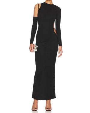 superdown Margo Open Back Gown - Black
